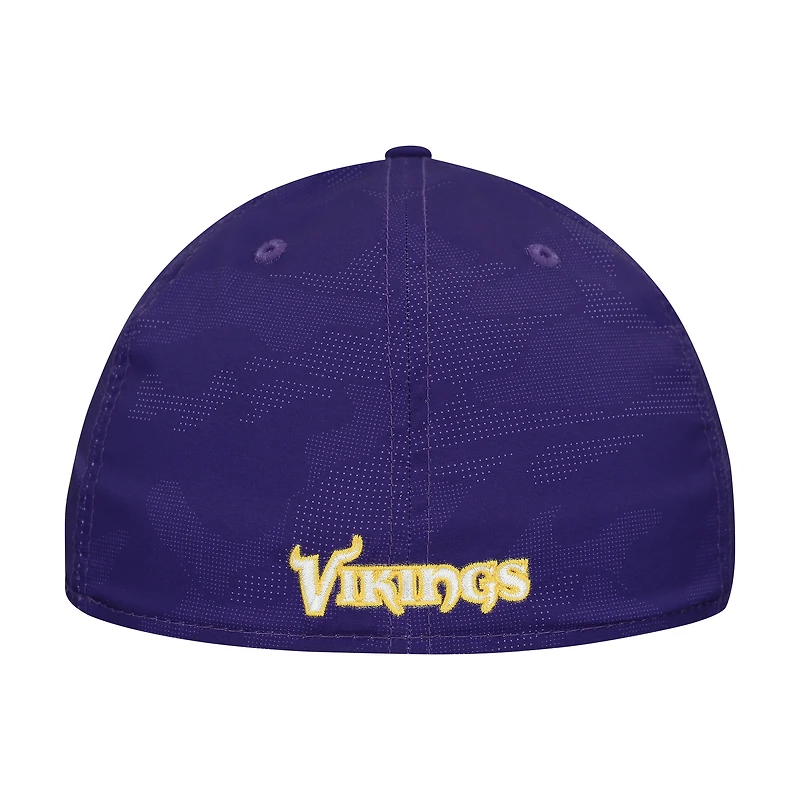 Casquette extensible 39THIRTY à motif camouflage ton sur des Vikings du Minnesota de New Era pour homme