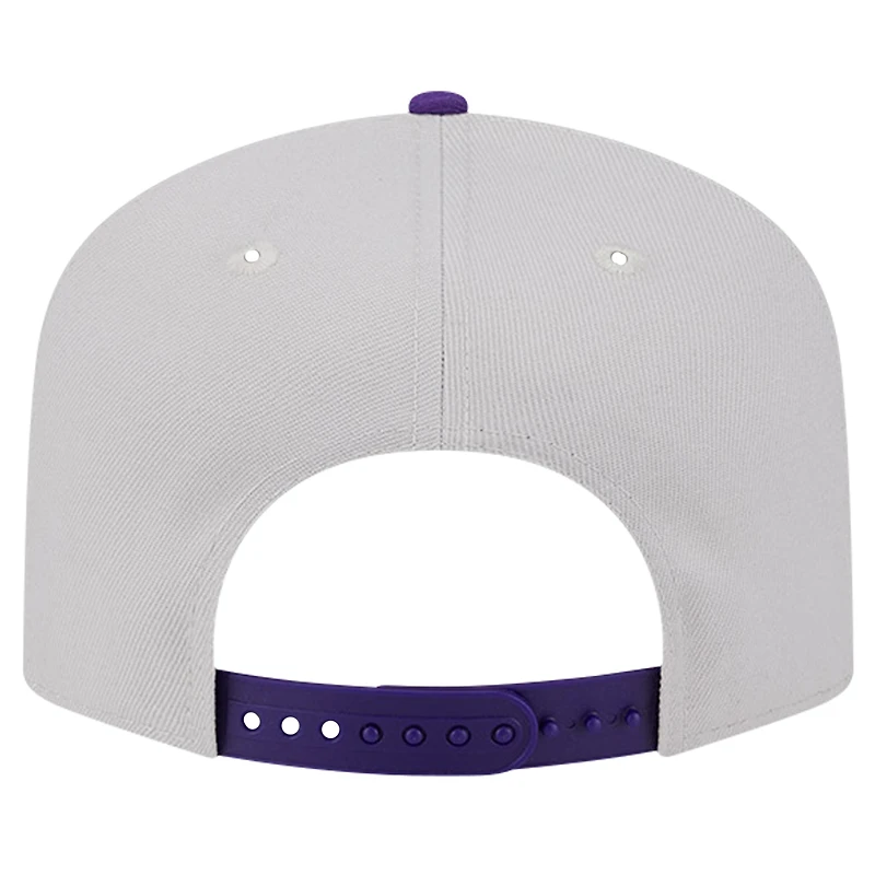 Casquette snapback New Era Stone Minnesota Vikings Decent 9FIFTY pour homme