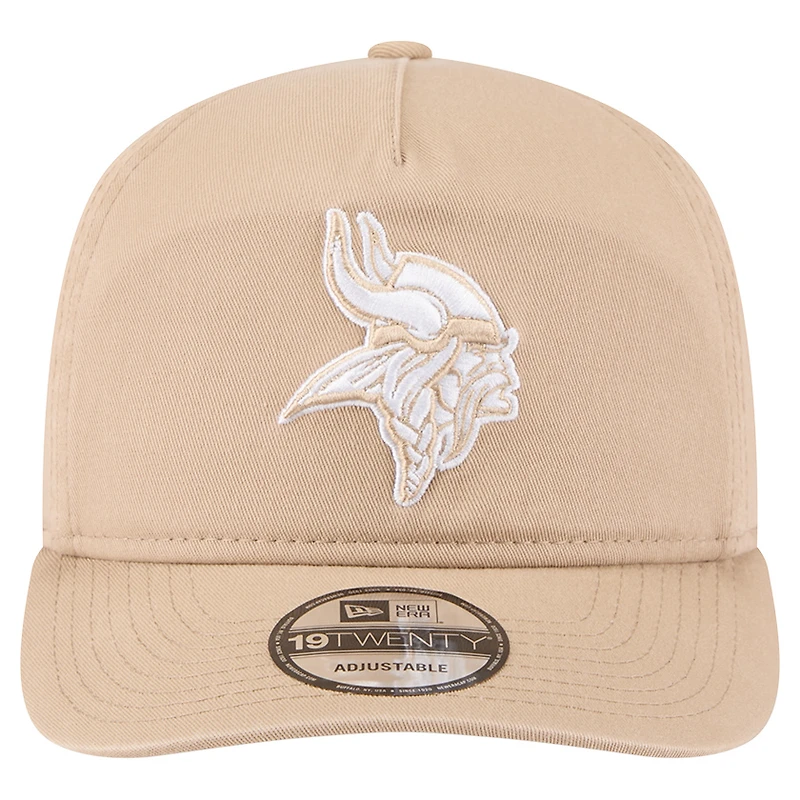 Casquette ajustable 19TWENTY marron clair des Vikings du Minnesota de New Era pour homme