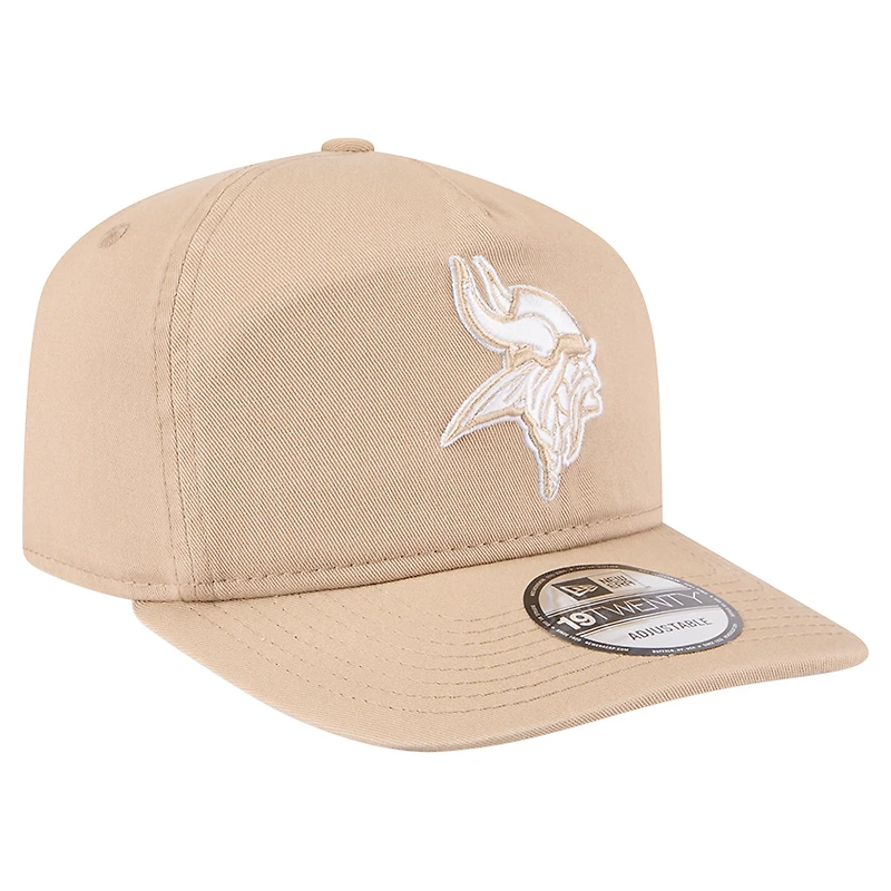 Men's New Era Tan Minnesota Vikings 19TWENTY Adjustable Hat