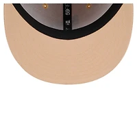 Casquette ajustée 59FIFTY pour homme des Vikings du Minnesota de New Era, couleur tan, avec pacanes confites