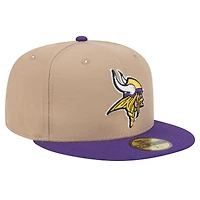 Casquette ajustée 59FIFTY avec logo principal des Vikings du Minnesota de New Era pour homme