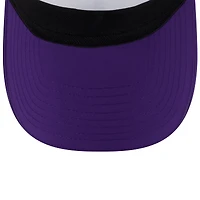 Visière ajustable New Era blanche/violette pour homme, camp d'entraînement NFL 2025 des Vikings du Minnesota
