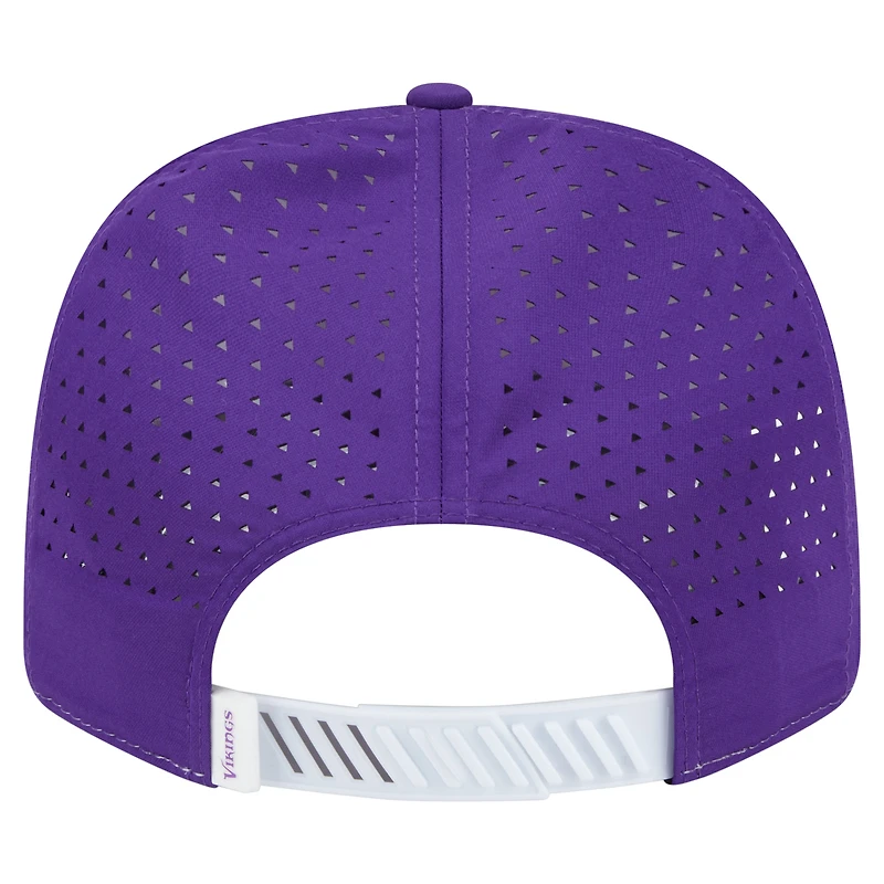 Casquette ajustable 9SEVENTY blanche/violette des Vikings du Minnesota de New Era pour homme