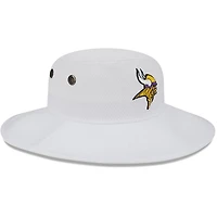 Men's New Era White Minnesota Vikings 2023 NFL Training Camp Panama Bucket Hat