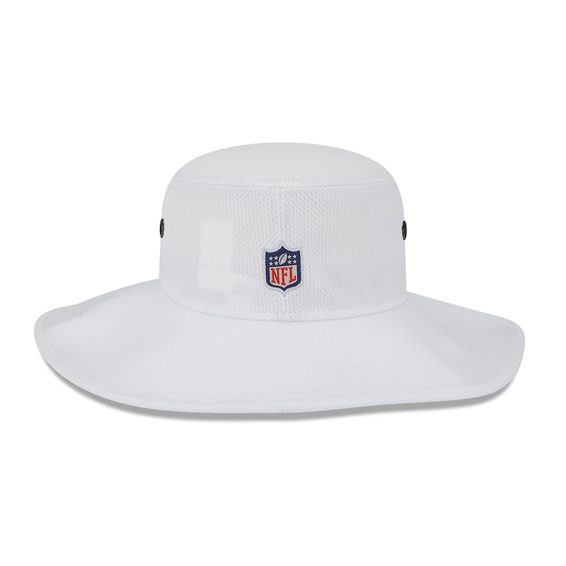 Men's New Era White Minnesota Vikings 2023 NFL Training Camp Panama Bucket Hat