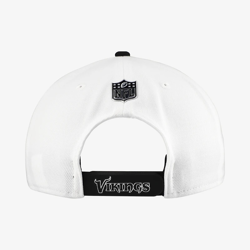 Men's New Era  White Minnesota Vikings 2026 NFL Draft 9SEVENTY COOLERA Adjustable Hat