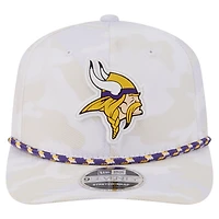 Men's New Era  White Minnesota Vikings Camo Rope 9SEVENTY Adjustable Hat