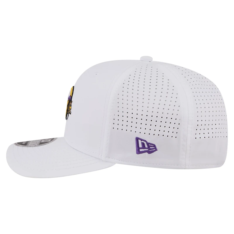 Men's New Era White Minnesota Vikings Name Plate 9SEVENTY Adjustable Hat