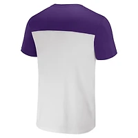 T-shirt colorblock crème pour homme de la collection NFL x Darius Rucker Fanatics Minnesota Vikings