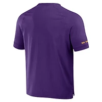 T-shirt Henley violet délavé NFL x Darius Rucker pour homme, collection Fanatics, Minnesota Vikings
