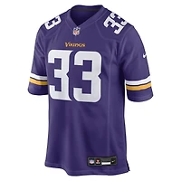 Men's Nike Aaron Jones Purple Minnesota Vikings Game Player Jersey