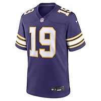Maillot Alternate Game Player des Vikings du Minnesota Adam Thielen pour Homme Nike Violet