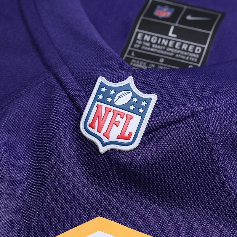 Men's Nike Adrian Peterson Purple Minnesota Vikings Alternate 2 Classic Retired Game Jersey