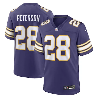 Men's Nike Adrian Peterson Purple Minnesota Vikings Alternate 2 Classic Retired Game Jersey