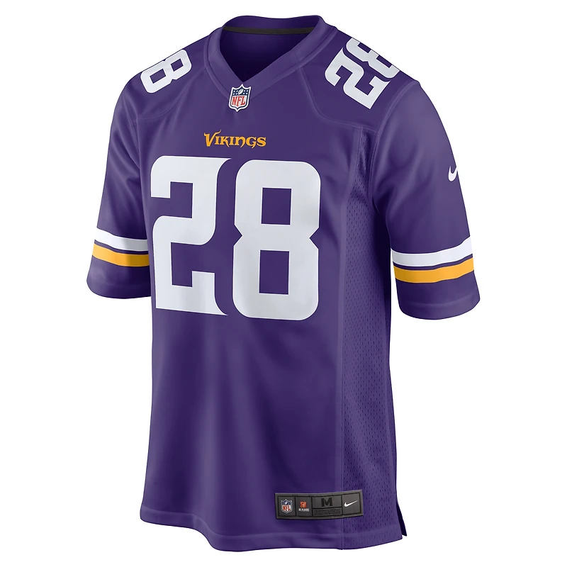 Nike A.J. pour hommes Maillot de jeu l'équipe des Vikings du Minnesota, vert III violet