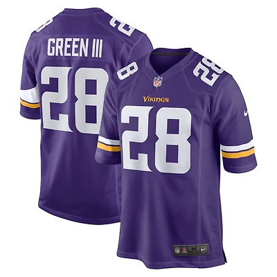 Nike A.J. pour hommes Maillot de jeu l'équipe des Vikings du Minnesota, vert III violet