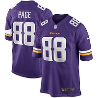 Maillot de joueur retraité Nike Alan Page des Minnesota Vikings pour homme, violet
