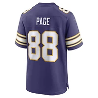Men's Nike Alan Page Purple Minnesota Vikings Retired Player Alternate Game Jersey