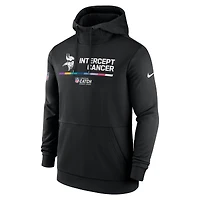 Men's Nike Black Minnesota Vikings 2022 NFL Crucial Catch - Therma Performance Pullover Hoodie