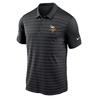 Men's Nike Black Minnesota Vikings 2024 Sideline Victory Performance Polo