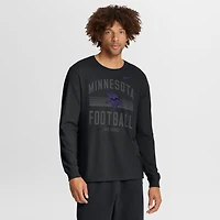 Men's Nike Black Minnesota Vikings Essential Long Sleeve T-Shirt