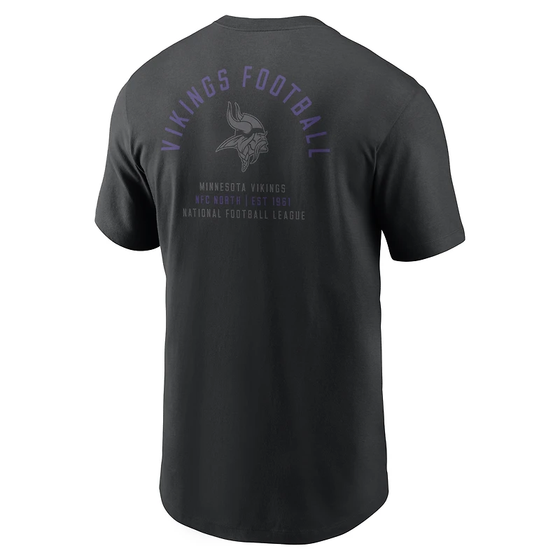 Men's Nike Black Minnesota Vikings Essential T-Shirt