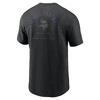 Men's Nike  Black Minnesota Vikings Essential T-Shirt