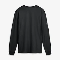 T-shirt à manches longues Nike Dri-FIT pour homme, violet Minnesota Vikings, Sideline Bold Arch Star