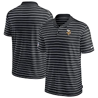 Polo de performance Nike pour hommes, Minnesota Vikings Sideline Lock Up Victory, noir