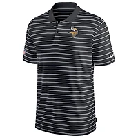 Polo de performance Nike pour hommes, Minnesota Vikings Sideline Lock Up Victory, noir