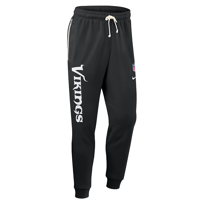 Pantalon fuselé Nike noir Minnesota Vikings Sideline Standard Issue Ground Game Dri-FIT pour homme