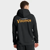 Sweat à capuche Nike noir Minnesota Vikings Sideline Standard Issue Initial Home Dri-FIT pour homme