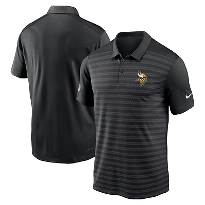 Polo Nike noir pour homme Minnesota Vikings Sideline Victory Dri-FIT