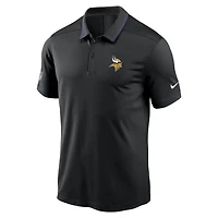 Men's Nike Black Minnesota Vikings Sideline Victory Performance Polo