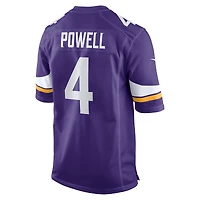 Maillot de match Nike Brandon Powell violet Minnesota Vikings pour hommes