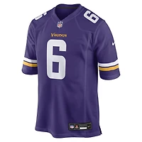 Maillot de match Nike Brian Asamoah II violet pour homme des Minnesota Vikings