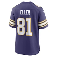Maillot Nike Carl Eller violet pour homme, joueur retraité des Vikings du Minnesota, match alternatif