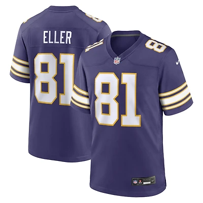 Maillot Nike Carl Eller violet pour homme, joueur retraité des Vikings du Minnesota, match alternatif