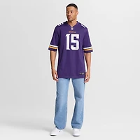 Maillot Nike Dallas Turner blanc pour homme, match alternatif des Vikings du Minnesota