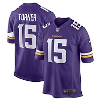 Men's Nike Dallas Turner Purple Minnesota Vikings  Player Game Jersey