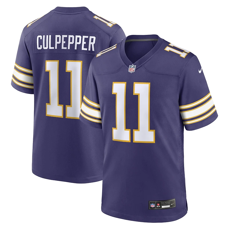 Maillot de joueur retraité Nike Daunte Culpepper violet pour homme des Vikings du Minnesota