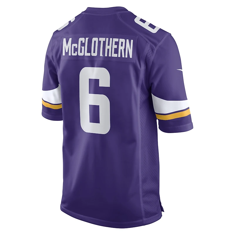 Maillot Nike Dwight McGlothern violet pour homme des Vikings du Minnesota