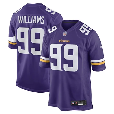Men's Nike Elijah Williams Purple Minnesota Vikings Team Game Jersey