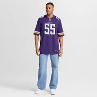 Maillot Nike Eric Wilson violet pour homme des Vikings du Minnesota