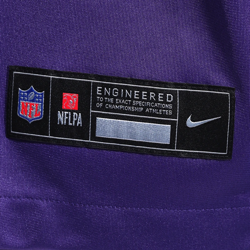 Maillot Nike Eric Wilson violet pour homme des Vikings du Minnesota