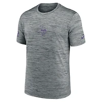 Men's Nike Gray Minnesota Vikings Sideline Velocity Dri-FIT T-Shirt