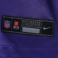Maillot de match l'équipe Nike Henry Byrd violet des Minnesota Vikings pour hommes