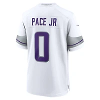 Maillot Nike Ivan Pace Jr. pour homme, blanc, des Vikings du Minnesota, match alternatif