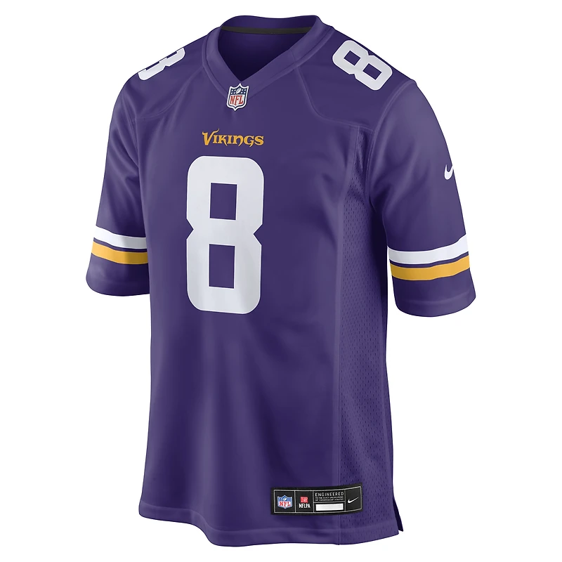 Men's Nike Jeff Okudah  Purple Minnesota Vikings Team Game Jersey